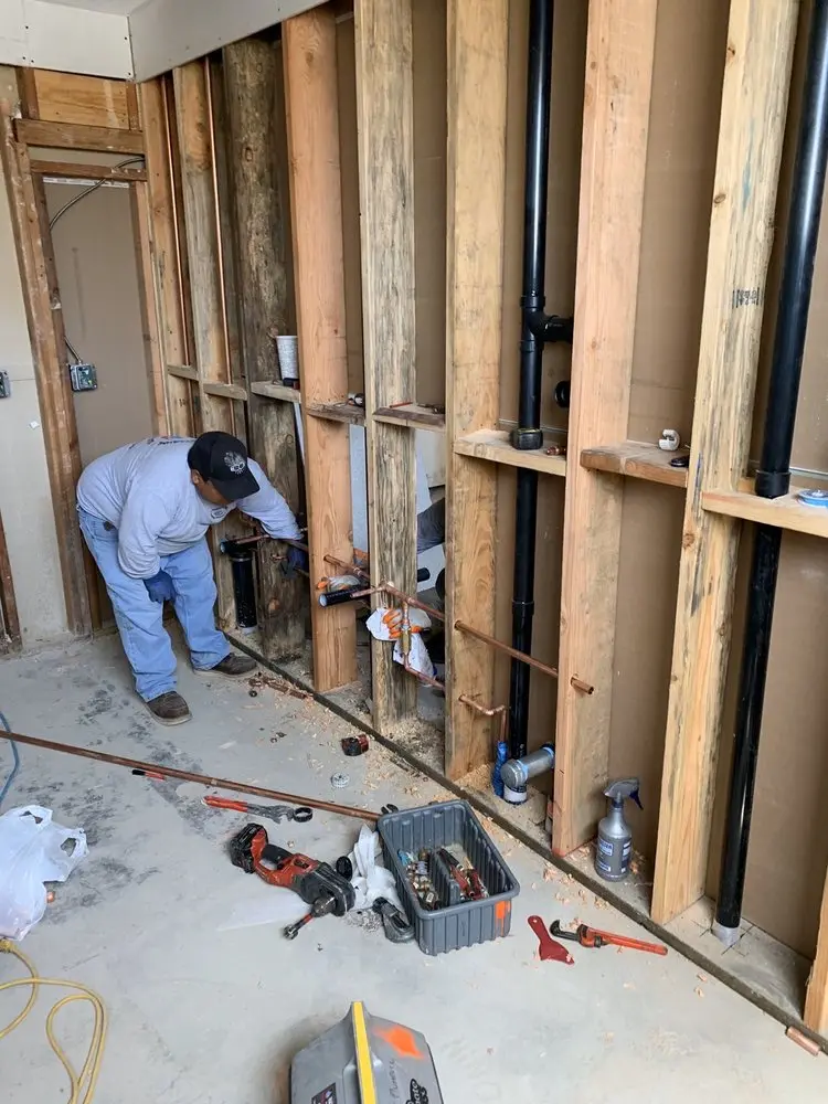 Commercial rough-in plumbing for Trenchless Sewer Repair in Wildwood Keller